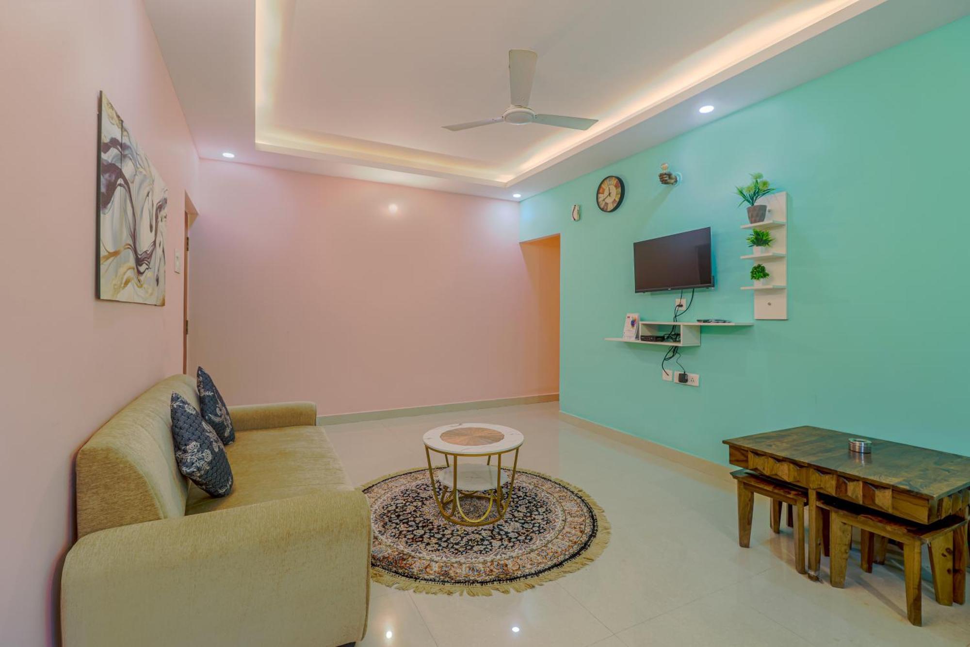 4Bhk Sparkling Apartment Near Beach Pool & Bar 2Bhkx2 瓦加托 客房 照片